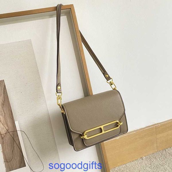 

womens roulis's designer herme bags genuine leather with strap shoulder handbags pig nose tofu bag 2022 new solid c