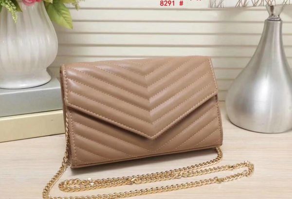 

designer handbags shoulder bags metal chain gold 2023women handbag leather bag flip cover diagonal messenger crossbody handbag purse