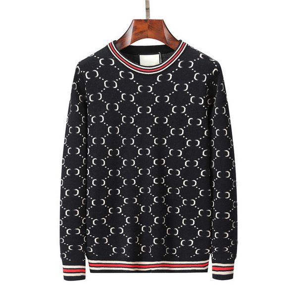 

mens designers sweaters womens stripe letter man paris fashion tee tees street long sleeve sweater, White;black
