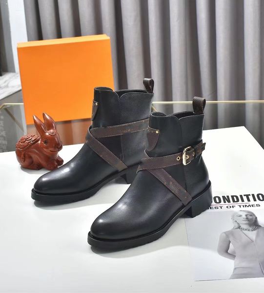 

men women boots designer ankle martin boot leather nylon removable pouch bootie military inspired combat shoes 0523, Black