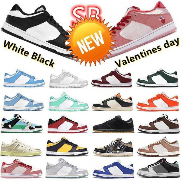 

designer sb low strange love men running shoes grey fog white black unc coast sports sneaker chunky dunky laser orange trainer valentines