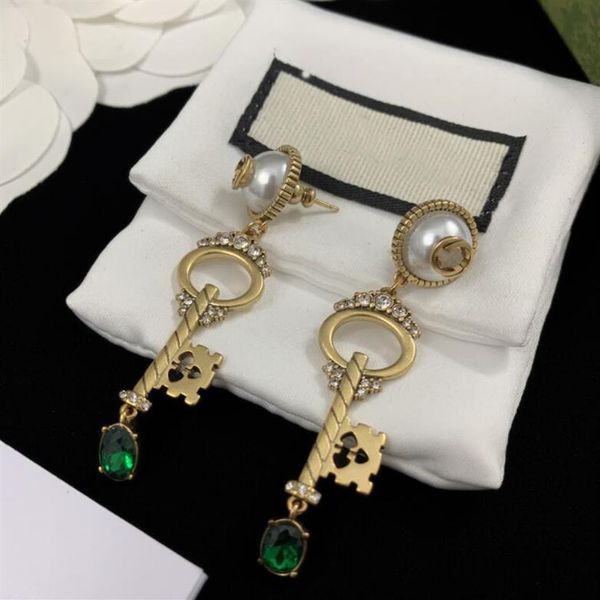 

2022 new fashion pearl dangle earrings for women party jewelry gift261p, Silver