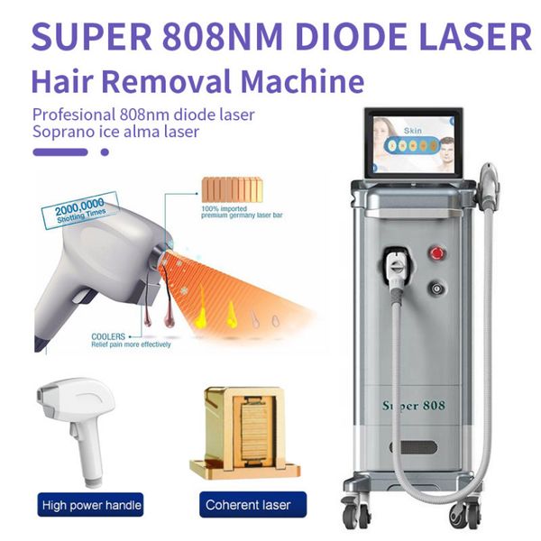

laser machine 808nm diode laser devices for hair removal skin rejuvenation wavelengt equipment309, Black