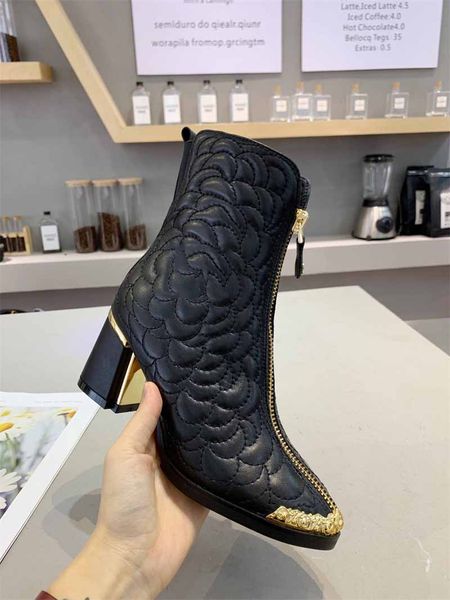 

women's ankle boot luxury martin red boots beige ebony 100% genuine leather quilted lace-up winter shoes rubber lug sole, Red;white