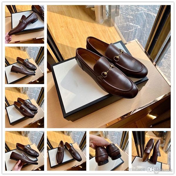 

3a luxury brand designer brand dress shoes party leather shoe wedding prom dress shoes male pointed toe formal shoes, Black