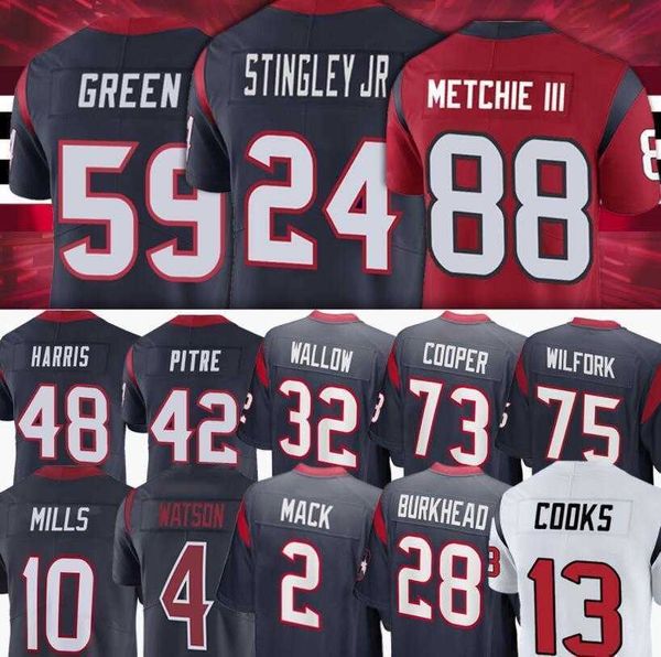

24 derek stingley jersey polos football 59 kenyon green davis mills david johnson roy lopez whitney mercilus john metchie iii rex burkhead j, Black