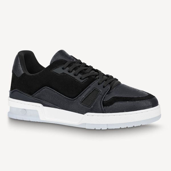 

designer trainer sneakers france luxury mens shoes genuine leather sneaker size 38-45 rx401, Black