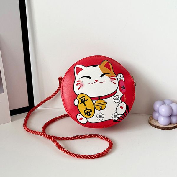 

backpacks small round shape cute girls shoulder bag cartoon tiger pattern baby children crossbody bags lovely kids boy coin purse handbags 2