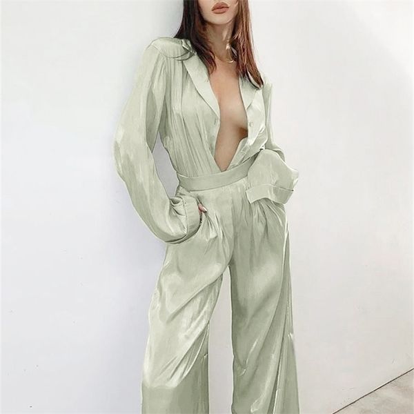 

women's two piece pants bclout green vintage two piece sets women autumn suits of elegant woman long sleeve and high waist pants 2 piec, White