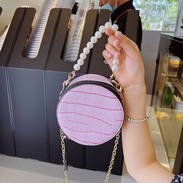 

backpacks children mini bags girl princess fashion baby cute small messenger handbag coin purse with pearl 220924