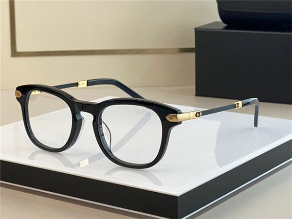 

new fashion design optical eyewear 017 square frame optical glasses simple and versatile style with box can do prescription lenses, Black