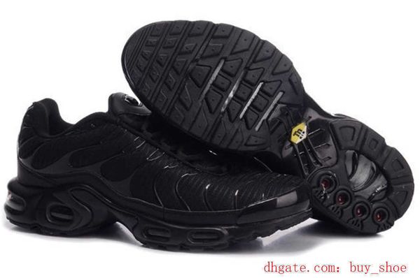 

mens tn running casual shoes tns og triple black white be true max plus u