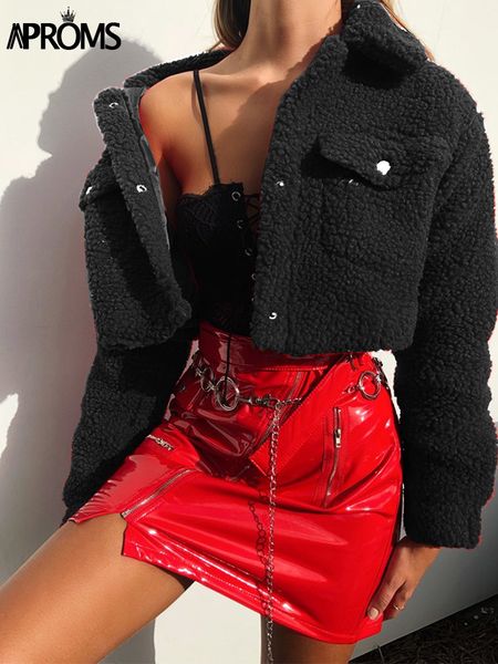 

women's suits blazers aproms fashion black pockets buttons jackets women long sleeve slim crop winter coat cool girls streetwear short, White;black