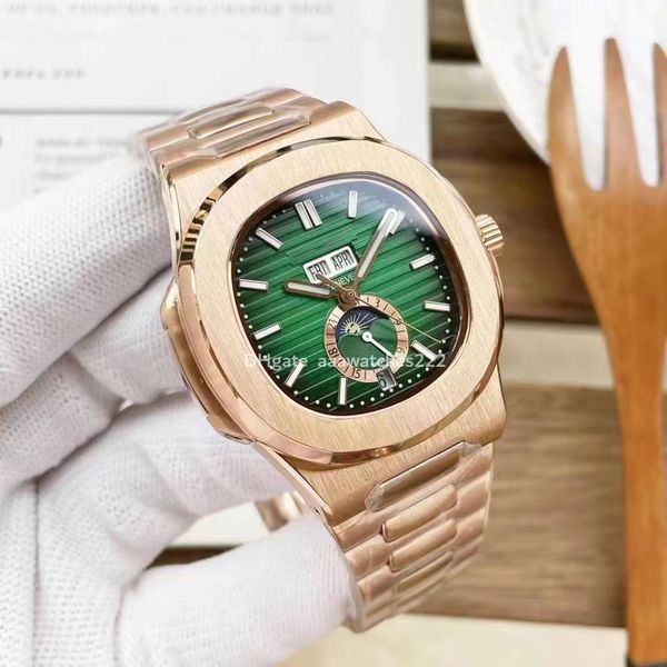 

fashion moonswatch mechanical watch mens watches montre luxury orologio colorless gold stainless steel bracelet 42mm automatic wristwatch we, Slivery;brown