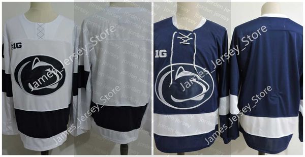 

new college hockey wears 2022 ncaa frozen four penn state nittany lions stitched college hockey jersey guy gadowsky jerseys peyton jones vin, Black