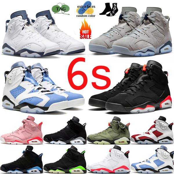 

jumpman retro 6 men women 6s basketball shoes unc georgetown white red oreo british khaki olive black cat bordeaux bred defining moment mens