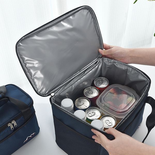 

ice packs/isothermic bags portable cooler folding insulation picnic waterproof oxford cloth lunch thicken fresh lce pack for food storage bo