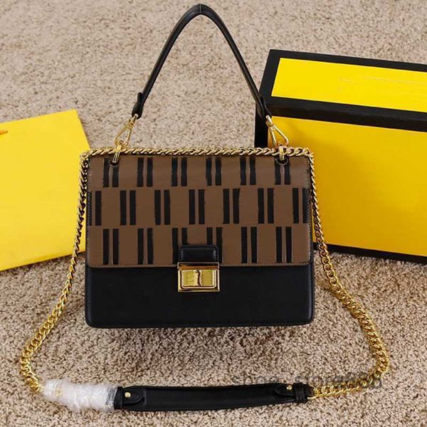 

evening bags crossbody kan bag women handbags purse genuine leather gold hardware fashion embossed letters flap shoulder bags