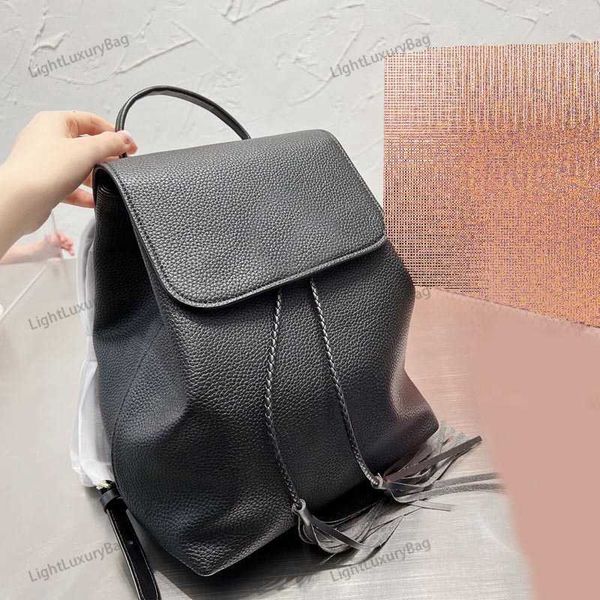 

fashion backpack shoulder bag designer leather large capacity quality cross body for women classic famous brand shopping purses 220921