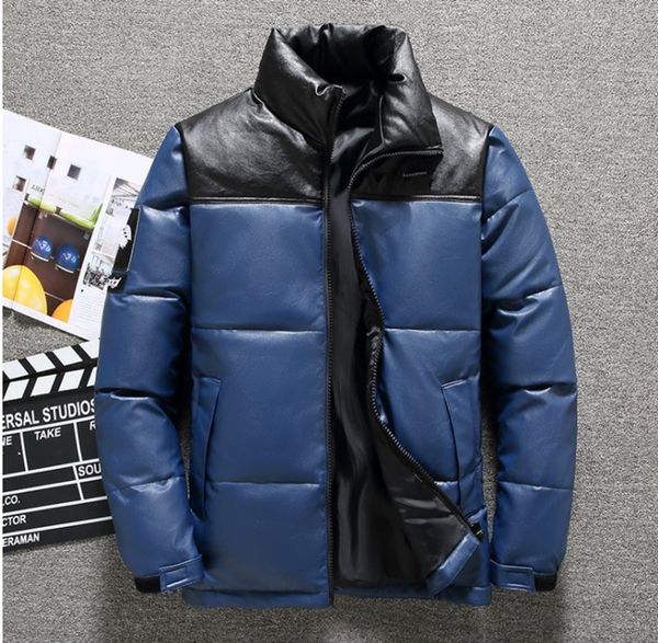 

designer mens puffer jacket winter men down coat designers men parka jacke downs jackets thickened blue size 3xl waterproof winterjacke park, Black