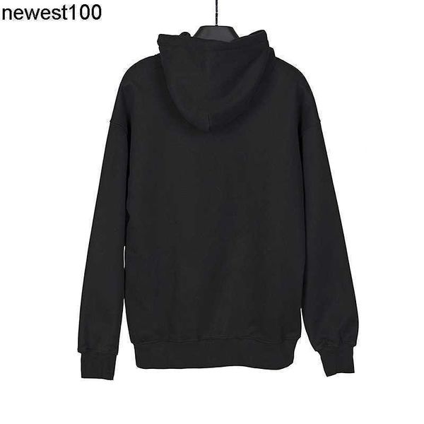 

dsigner hoodies new sweatshirts loose palmss angelss heart color graffiti letter hoodie plush, Black