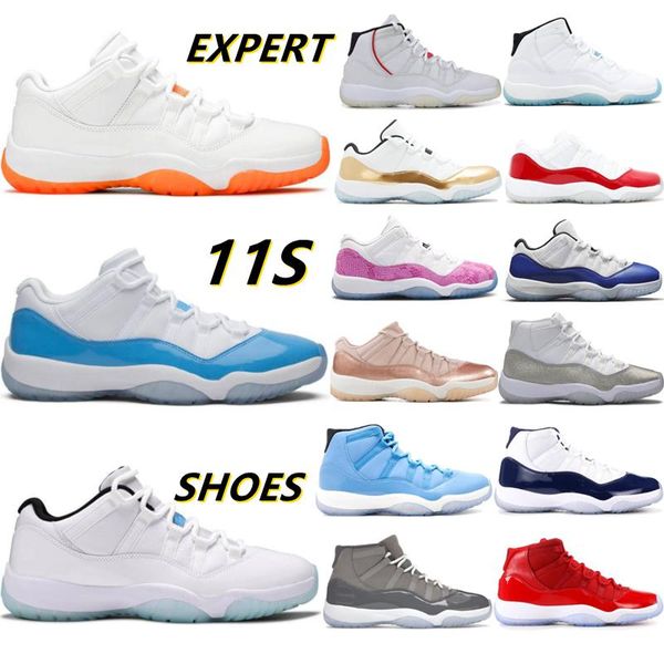 

2022 new 11 11s basketball shoes university blue bred gym red chicago metallic silve midnight navy concord space jam men wo ppr, Black