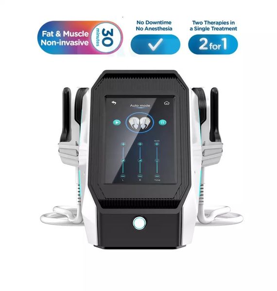 

ems neo rf slimming machine muscle training fat burning 4 handles electric stimulation sculpting equipment ems device sculpt cellulite reduc