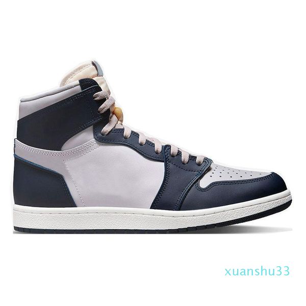 

designer jumpman jorda 1 designer shoes us 12 1s high og heirloom yellow toe women french blue fire red offs white multi color denim jordas, Black