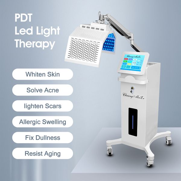 

2023 pdt led pn light therapy 7 light facial body beauty spa pdt mask skin tighten acne wrinkle remover device salon beauty equipment