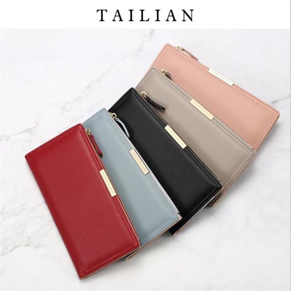 

hbp pu wallet fashion women purse card holder t5076-022312x, Red;black