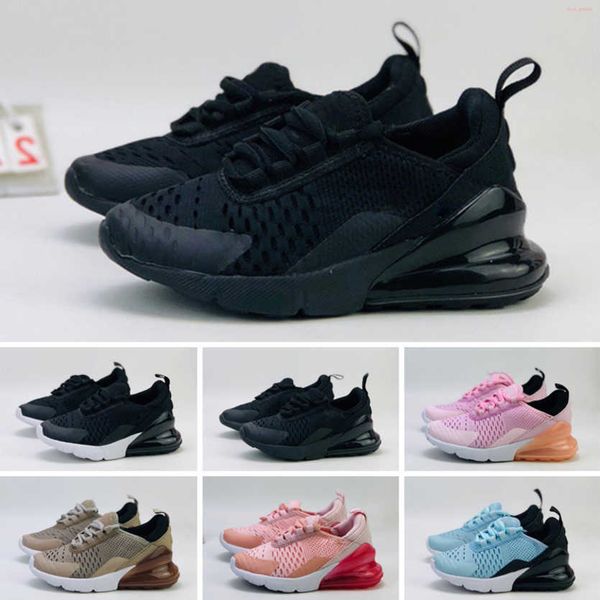 

27c kids uality casual running shoes boys trainers blackout white black pink stingray outdoor sports sneakers girls gift zapatos