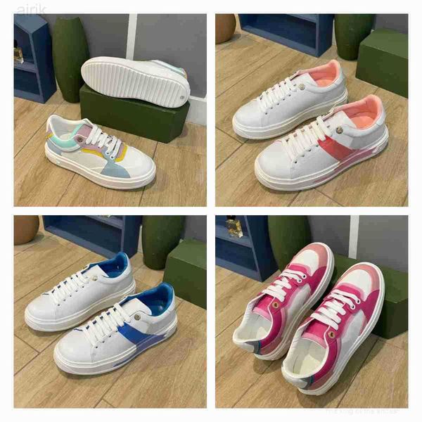 

women 's casual shoes running shoe designer luxury print leather pink blue time out sneaker size 35-41