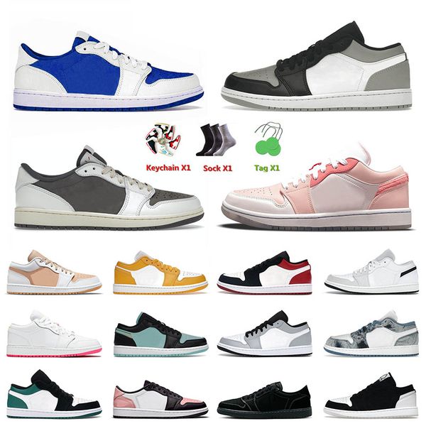 

new quality 2023 og jumpman basketball shoes 1 1s low shadow toe reverse mocha low royal yellow pollen black white men women trainers sneake