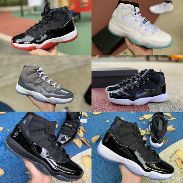 

jumpman jubilee 11 11s high basketball shoes cool grey legend blue playoffs bred space jam gamma blue easter concord 45 low columbia whi tft, Black