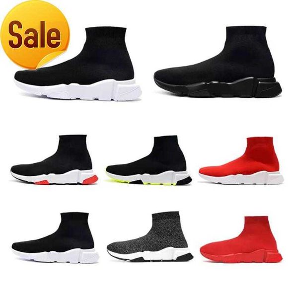 

designer casual socks shoes woman shoes fashion knitted elastic sock casual shoes male sports shoe size 35 -45