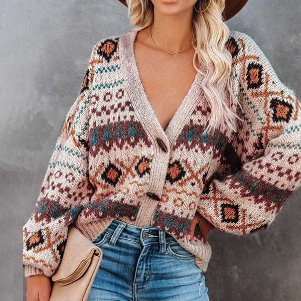 

women's sweaters women's knitted cardigan sweater v-neck loose female cardigans single breasted long sleeve 2021 casual vintage fa, White;black