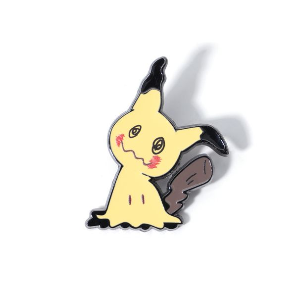 

cute anime movies games hard enamel pins collect metal cartoon brooch backpack hat bag collar lapel badges women fashion jewelry elf brooch, Blue