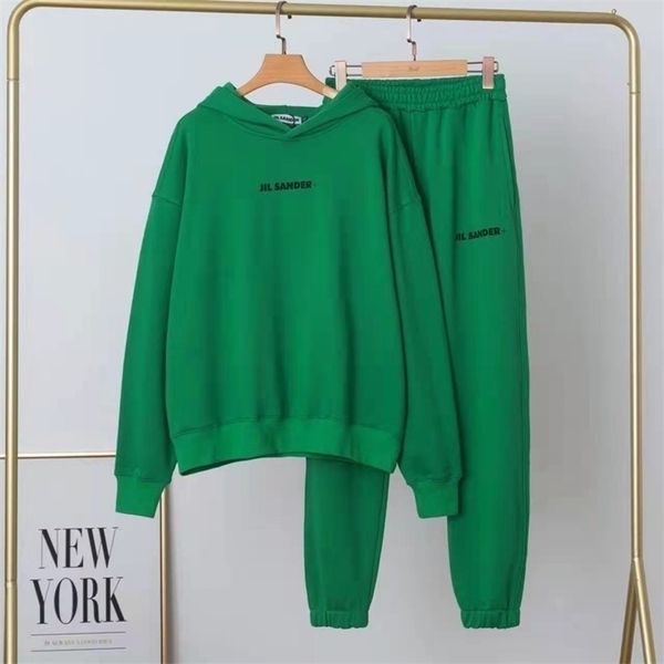 

women's two piece pants thickened fleece in winter hooded solid letter print pullover elastic waist loose sport pants women men child p, White