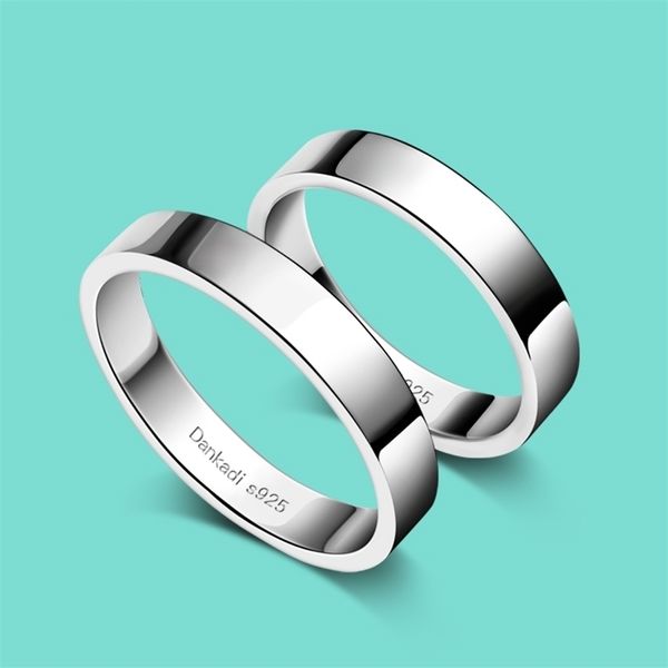

cluster rings couple silver jewelry ring sterling silver letter carving ring solid silver engagement day 220922, Golden;silver