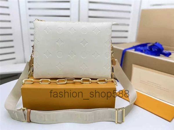 

designer handbags luxury bag fall in love coussin pm dragee leather women shoulder bag fashion full skin embossing purses