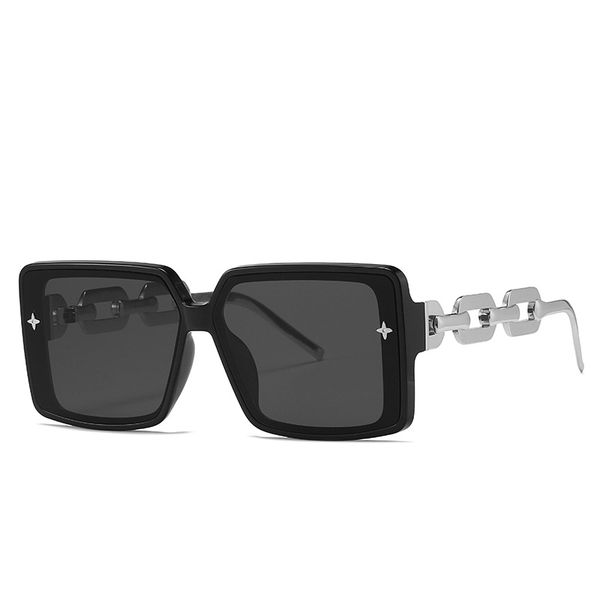 

sunglasses retro big frame european and american cross-border modern trend personality ins full frame sunscreen fishing outing outdoor, White;black