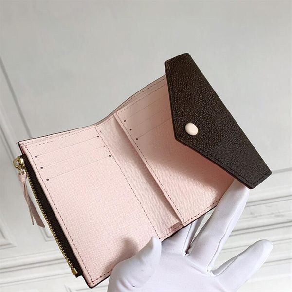 

victorine short 3 folded women classic wallets colorful round button lady spacious card holder210v, Red;black