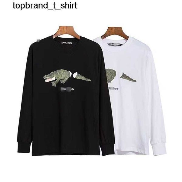 

men's hoodies sweatshirts autumn palmss thin designer angelss sweater men's swomen's loose hoodie round neck long sleeve fash, Black