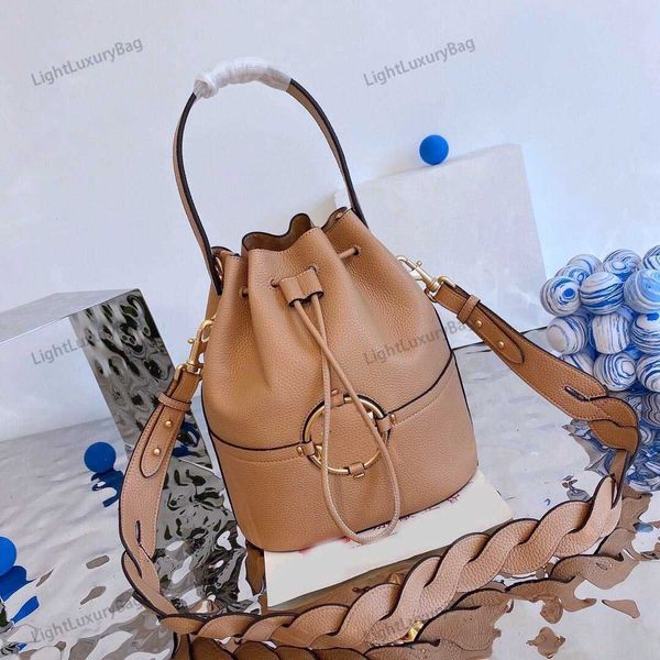 

5a fashion shoulder bucket bag designer leather wild wallet crossbody for women classic famous brand shopping purses 2200924