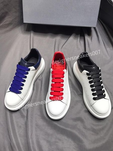 

2022 luxury designer sneakers shoes womans leather leather increase men and women size gp190702 ttp, Black