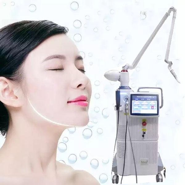

latest engraving 4d rf equipment beauty laser machine co2 nd yag erbium fractional laser stretch marks removal skin care 2940nm 1064nm