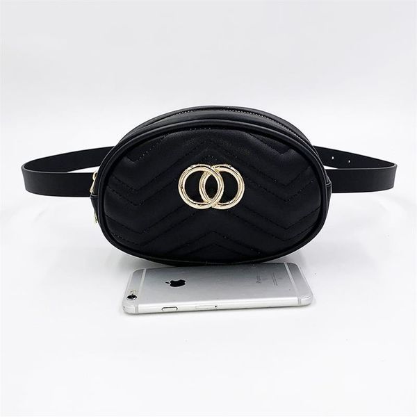 

waist bags fashion women shoulder bags classic gold chain double g heart style bag handbag tote messenger handbags #8255c