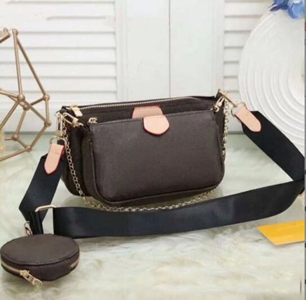

woman luxurys designers crossbody bags wallet backpack handbags purses card holder bag shoulder tote mini 3-piece set, Red;black