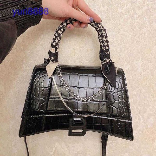 

hourglass bag balenciga shoulder bags price yierkang small design bag women 2022 new high sense b family croco