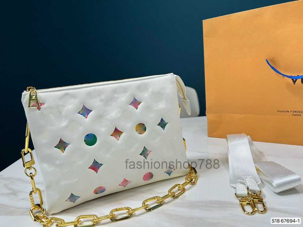 

genuine leather bag pochette coussin luxury designer women men bag fashion chain carry purse clutch crossbody handbag shoulerbag washbag